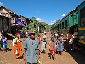 Pociag na trasie Fianarantsoa - Manakara