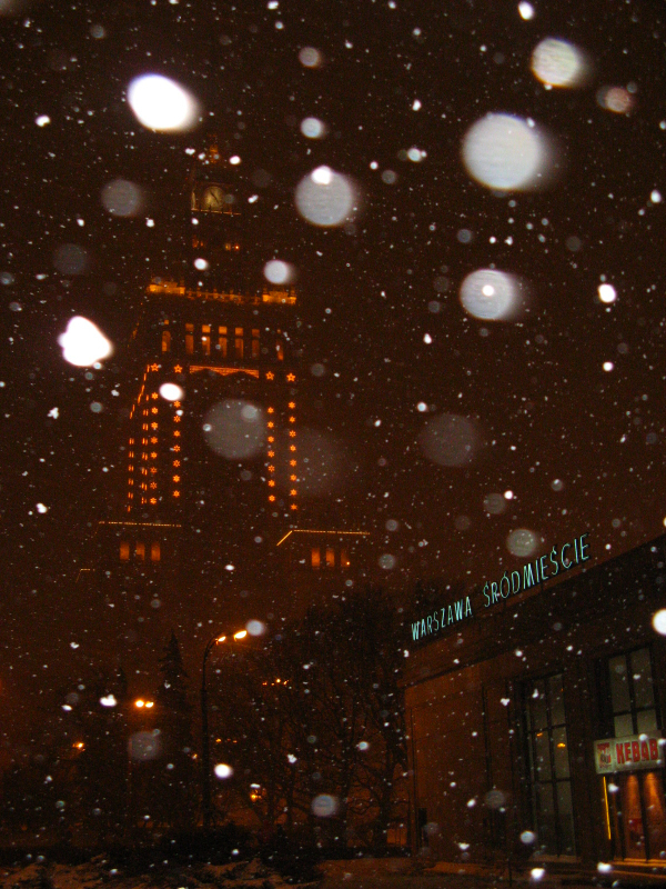Warszawa w śniegu