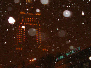 Warszawa w śniegu