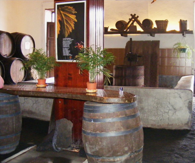 winiarnia w La Geria