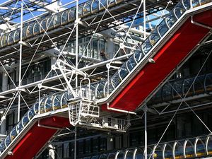 Paryż Centre Pompidou detale