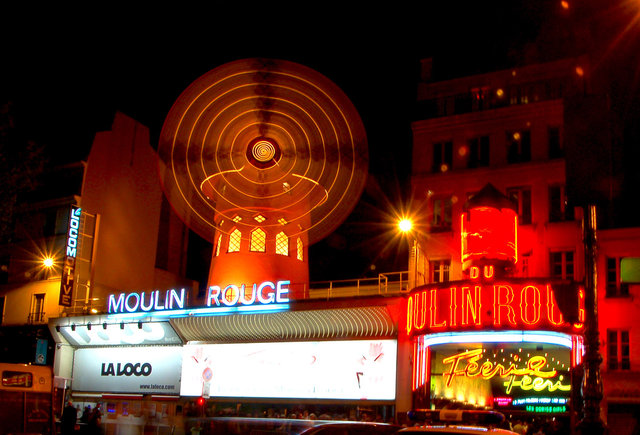 Paryż nocą - Moulin Rouge