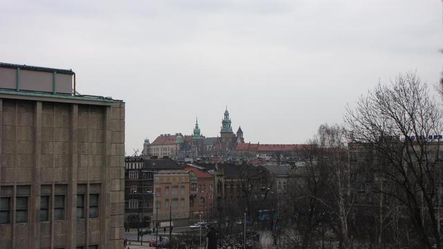 Widok z okna pokoju koleżanki