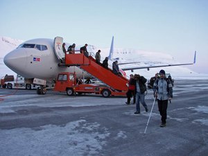 Lądowanie na Spitsbergenie
