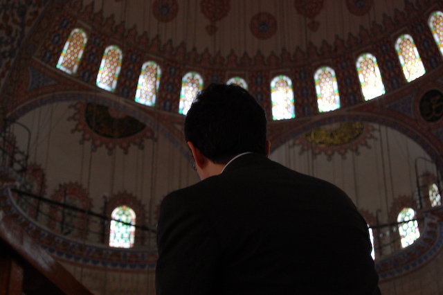 Człowiek w meczecie