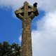 St. David's krzyż celtycki z krukiem