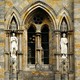 Cardiff Llandaff Cathedral okno i rzeźby