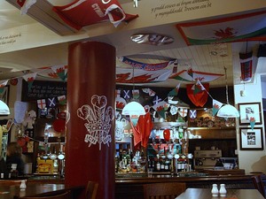 Cardiff wnętrze pubu