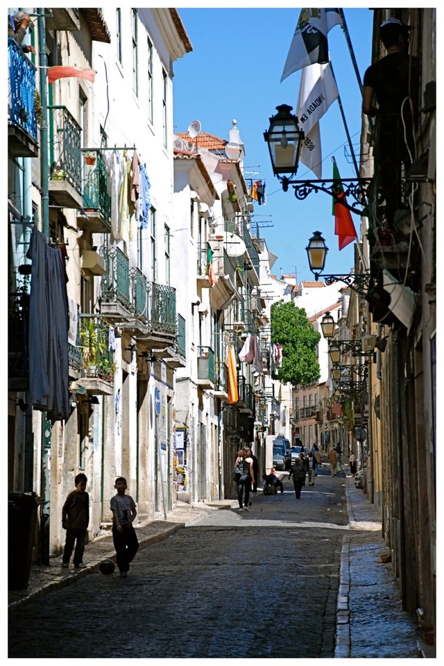 Lisbona Bairro Alto - Górne Miasto
