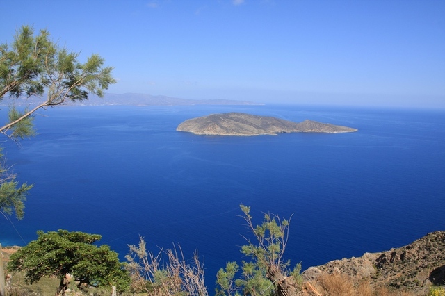 widok przy trasie Agios Nikolaos - Sitia