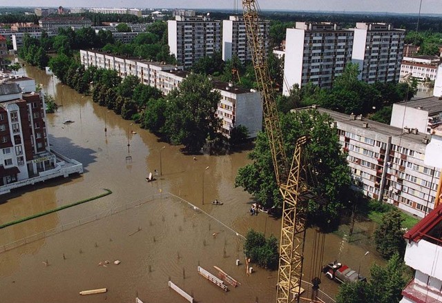 Zachodnia i litomska w czasie powodzi 97r