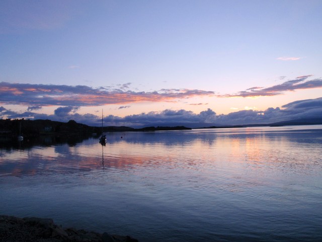 widok na Loch Etive w Connel