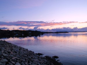 zachód słońca nad Loch Etive