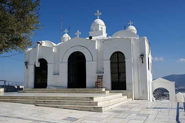 Ateny cerkiew na wzgorzu Lykavitos