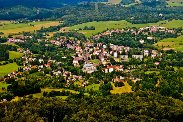 Widok na Hejnice