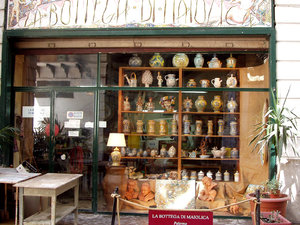 Palermo, pracownia ceramiczna