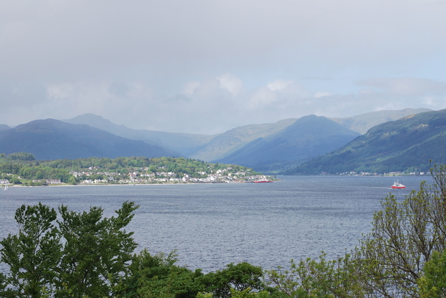 Gourock, widok na Hunter's Quay