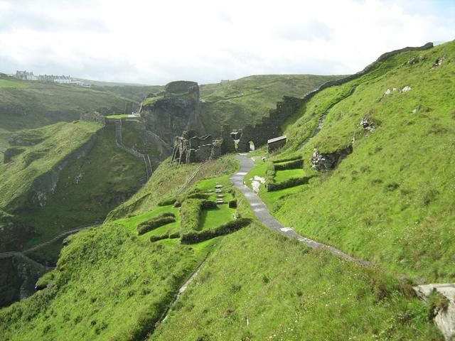 Tintagel, ruiny zamku