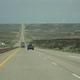 Droga I-80 w wietrznym Wyoming