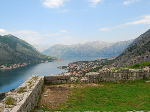 Kotor - widok na Boke Kotorska