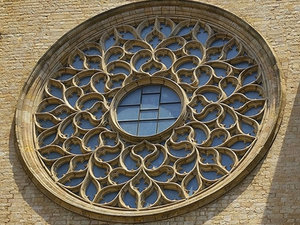 Rozeta kościoła Santa Maria del Mar,Barcelona