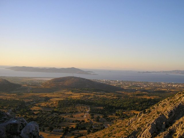 Wyspa Kos "z góry"