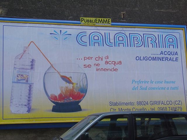 Calabria - reklama wody:D