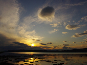 zachód nad Beauly Firth