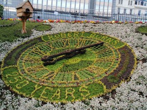 Floral Clock w Princes Street Gardens