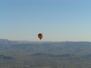 Arizona: widok z lotu balonem