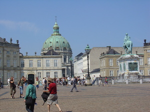 Kopanhaga -  plac Amalienborg