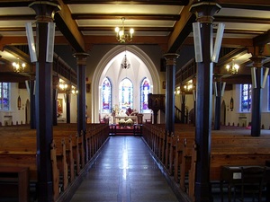 Wnętrze kościoła  św.Stanisława Kostki