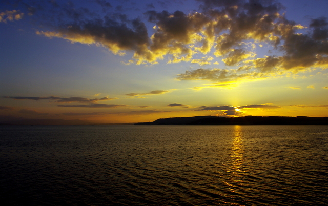 zachód nad Beauly Firth