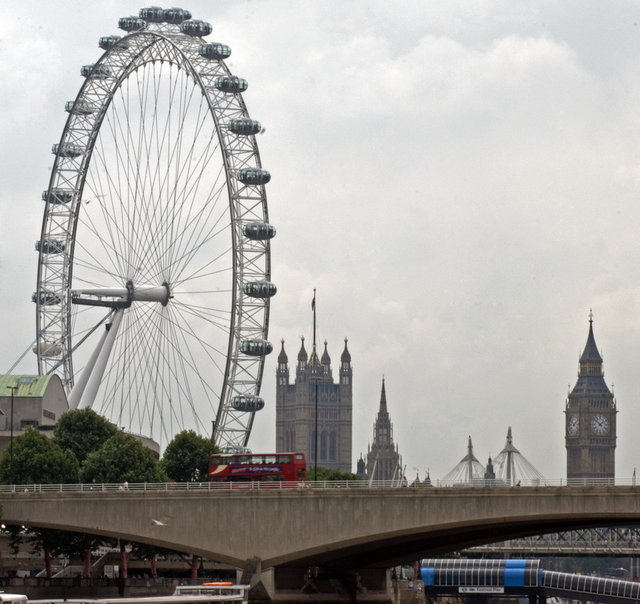 London Eye i Parlament