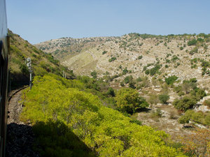 jadąc przez zielono-białe wzgórza Ibli