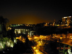 Luksemburg nocą.../
