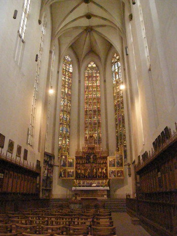 Wnętrze kościoła św. Jakuba