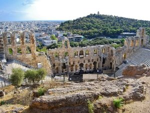Ateny - antyczny teatr Irodeio