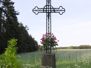 Foto Sylwester Nicewicz -  przydrozny krzyz