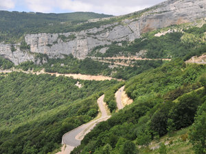 Dsc 3314 zawiła droga do Col de Rousset