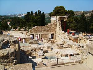 Knossos-wejście od strony północnej