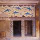 Knossos-apartamenty królowej z freskiem delfinów