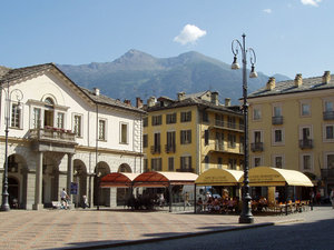 główny plac w Aosta