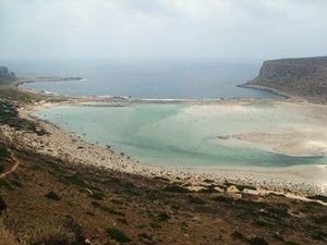 Zatoka Balos - wyjście w morze
