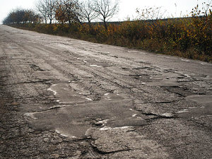 drogi w Mołdawii są jeszcze gorsze niż na Ukrainie
