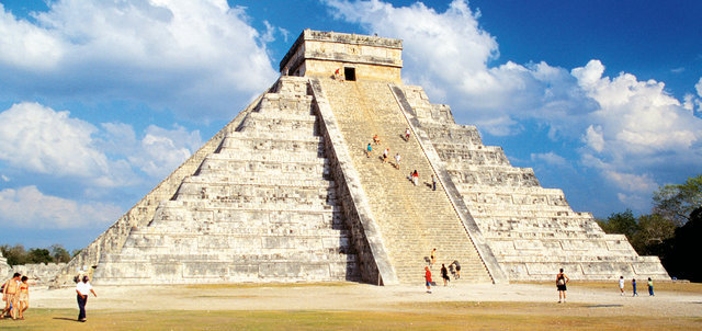 Piramida słońca w Chichén Itzá.