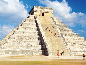 Piramida słońca w Chichén Itzá.