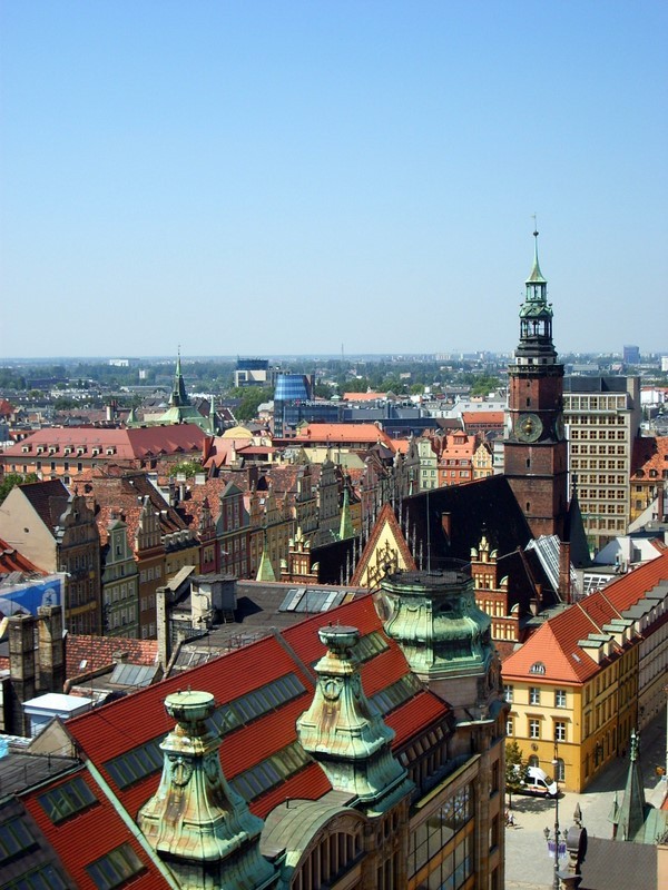 Wrocław - widok z Mostku Pokutnic