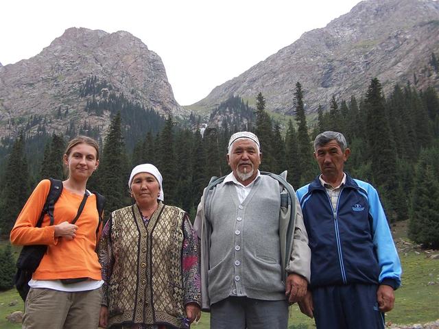 Dolina Barskoon - zaprzyjaźnienii Kirgizi