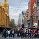Melbourne,centrum  miasta Flinders street